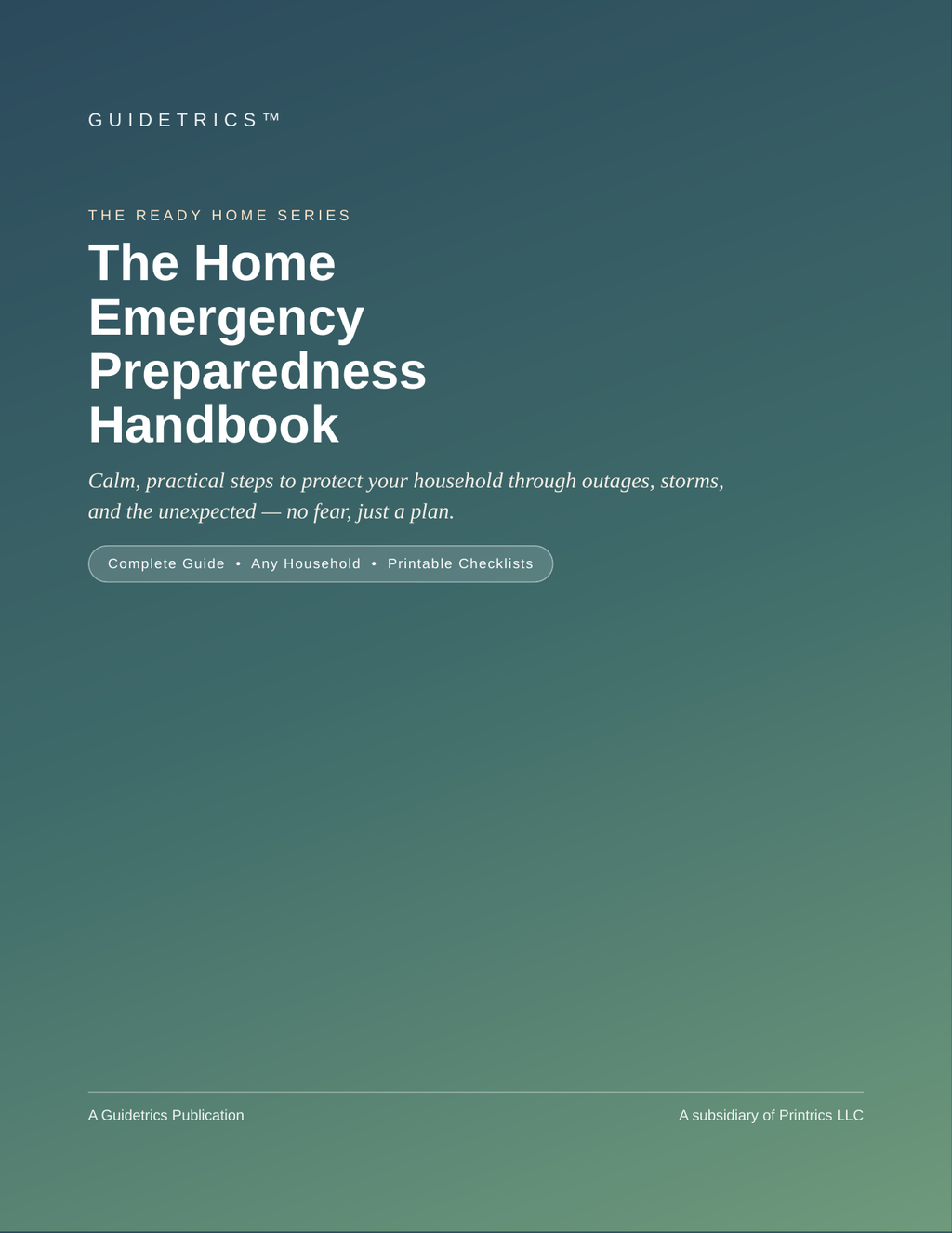 Home Emergency Preparedness Handbook
