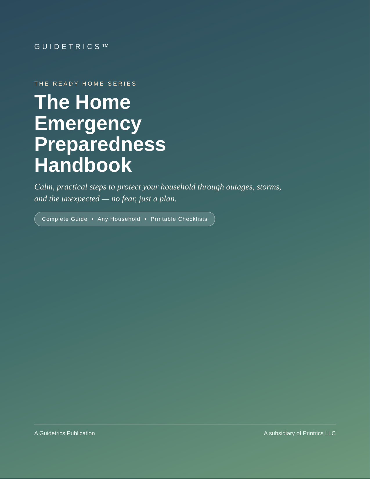 Home Emergency Preparedness Handbook