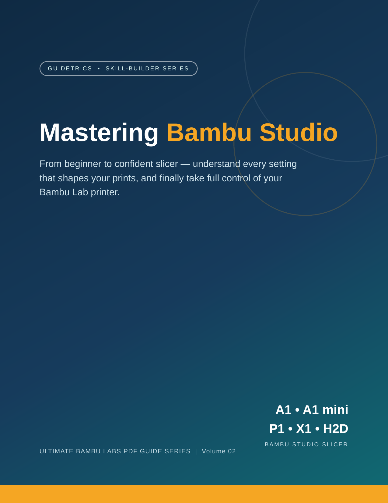 Mastering Bambu Studio — From Beginner to Confident Slicer (PDF)