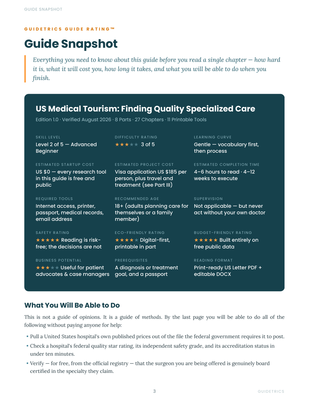 US Medical Tourism: Finding Quality Specialized Care