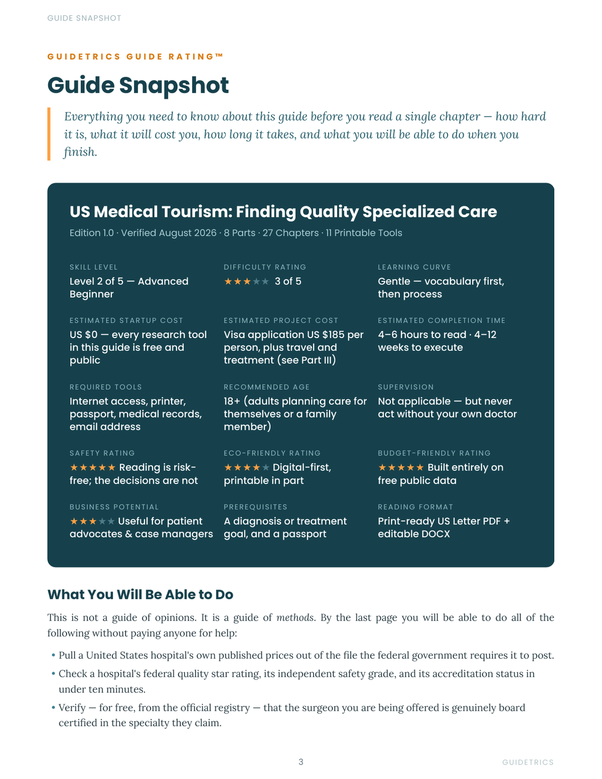 US Medical Tourism: Finding Quality Specialized Care