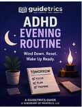 ADHD Evening Routine cover