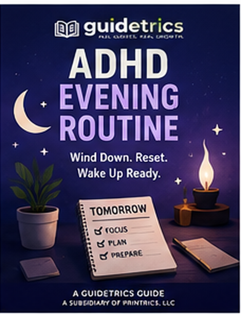 ADHD Evening Routine cover