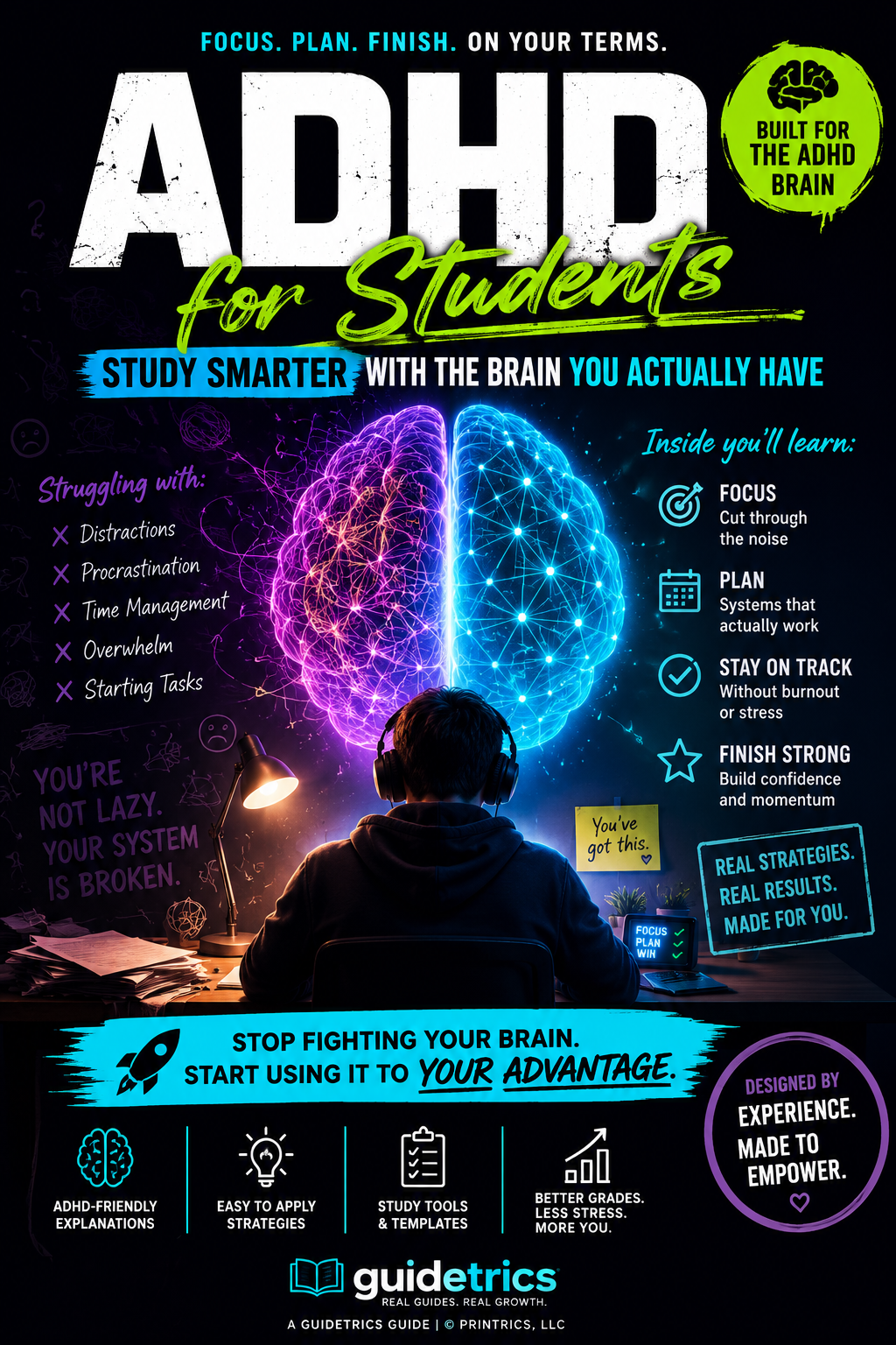 ADHD for Students — Study Smarter With the Brain You Actually Have cover