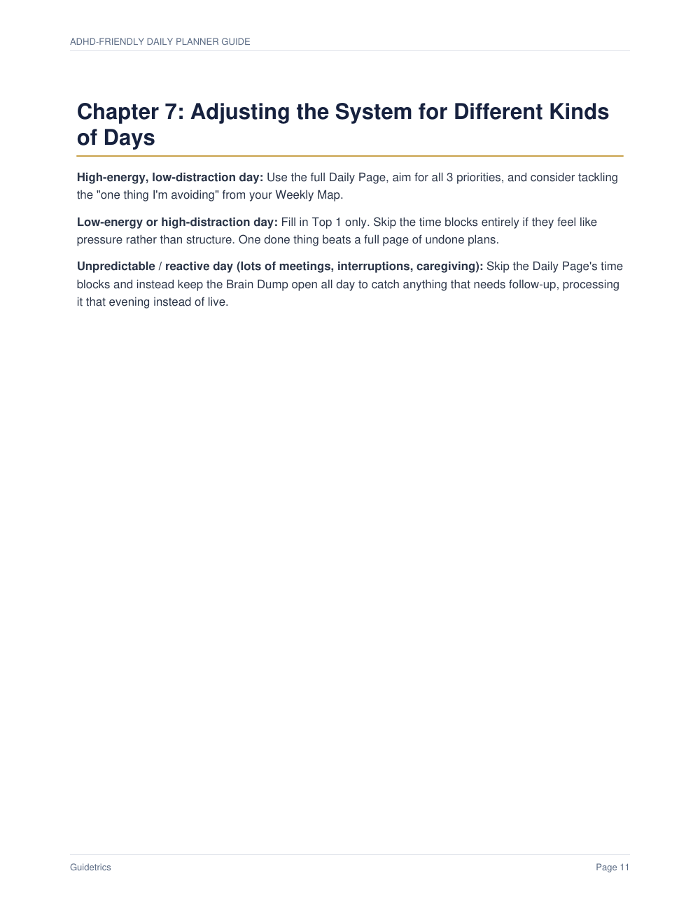 ADHD-Friendly Daily Planner Guide