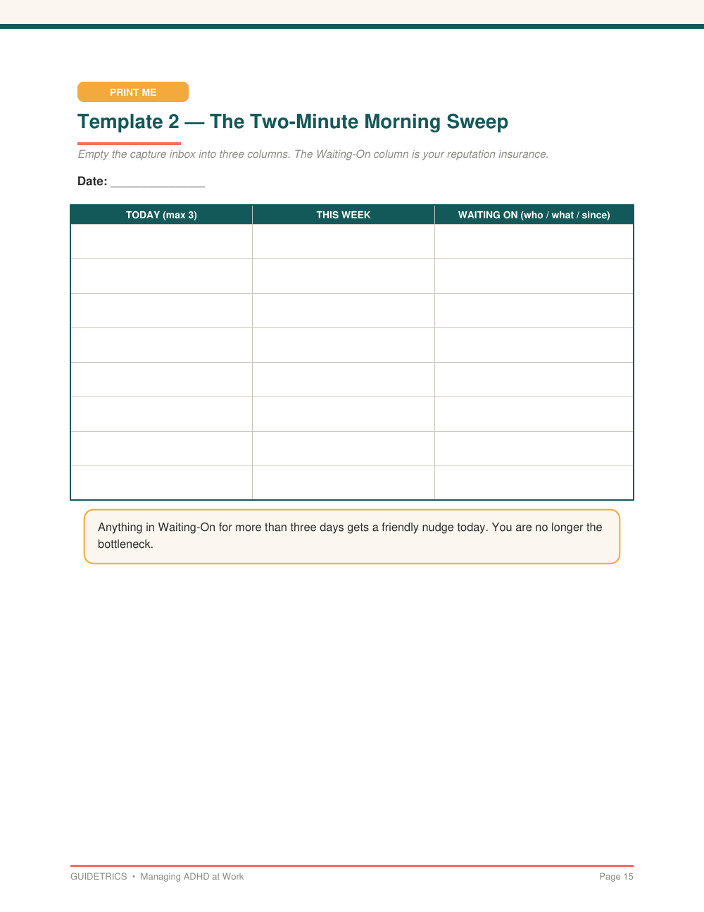 Managing ADHD at Work