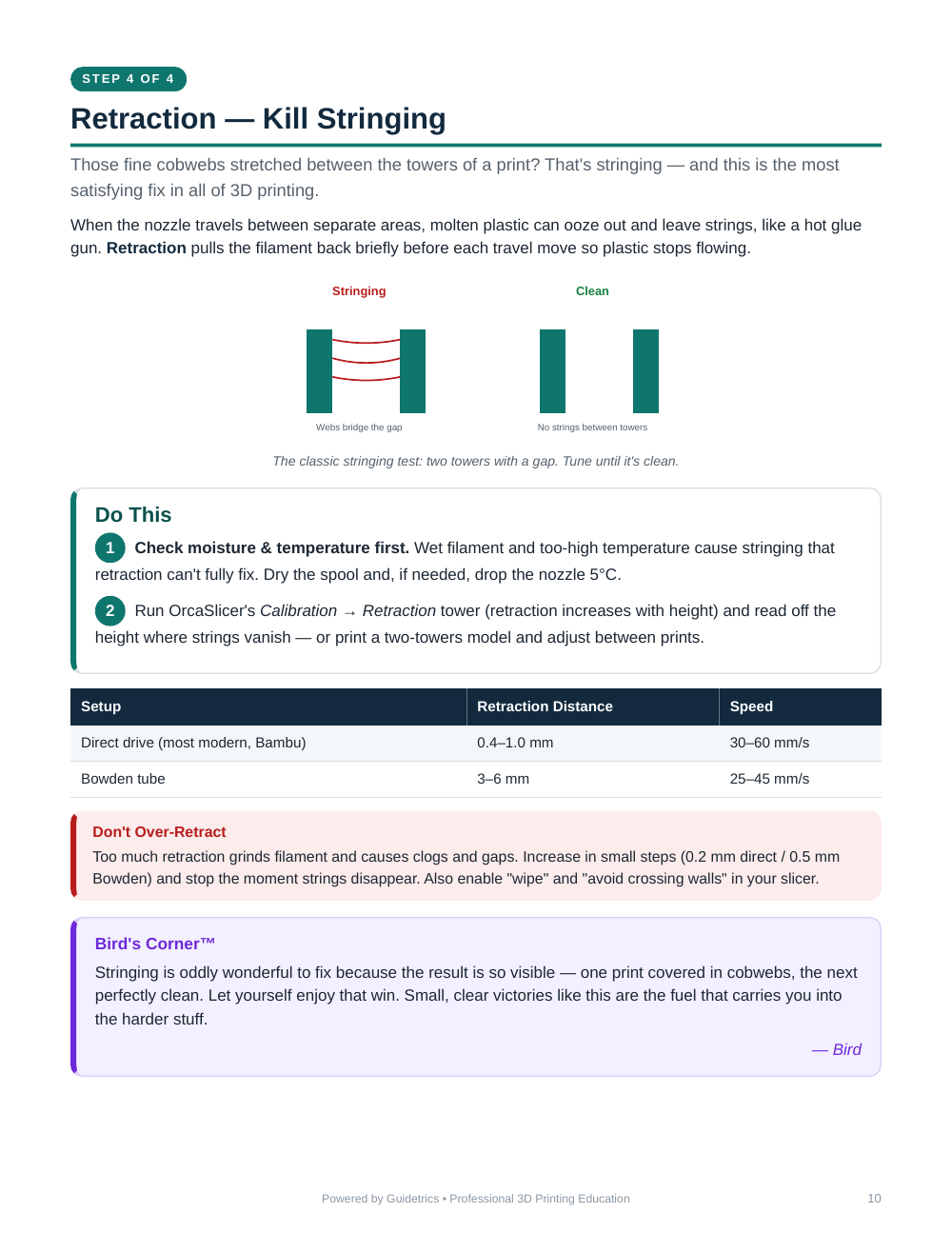 3D Printer Calibration QuickStart (PDF)