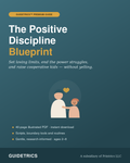 Cover of The Positive Discipline Blueprint, a positive-discipline parenting PDF guide by Guidetrics