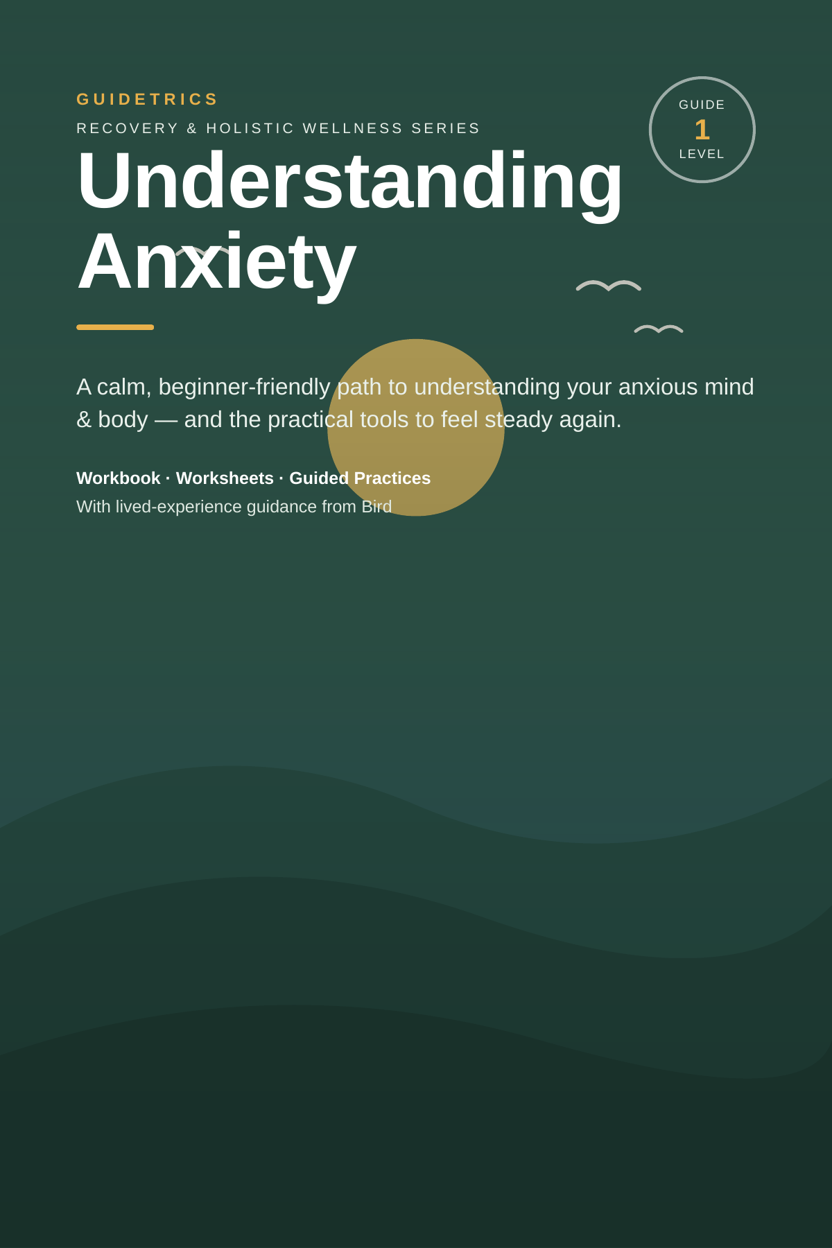 Understanding Anxiety — A Beginner's Guide & Workbook to Calm Your Mind