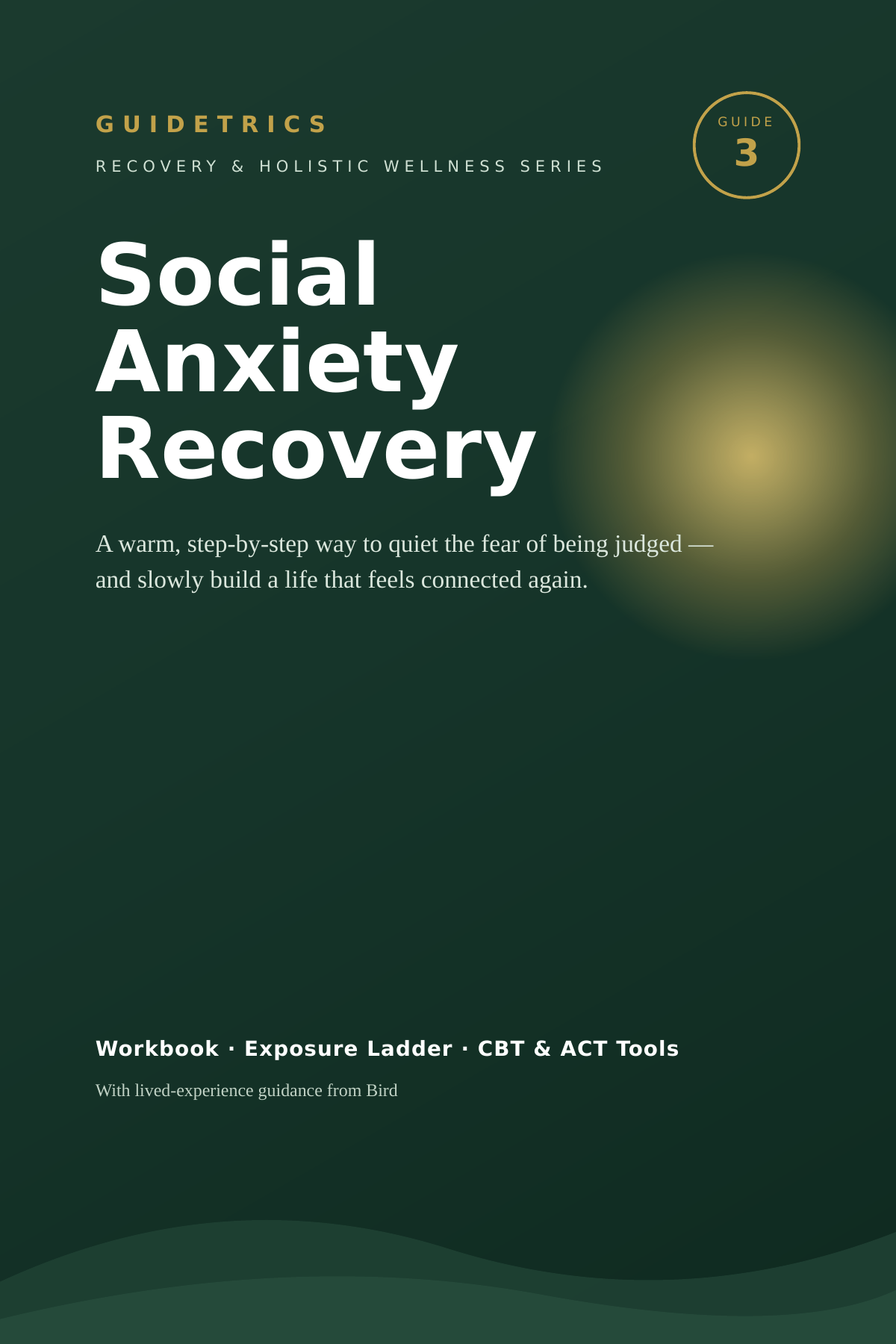 Social Anxiety Recovery — Guidetrics Guide & Workbook (Printable PDF)