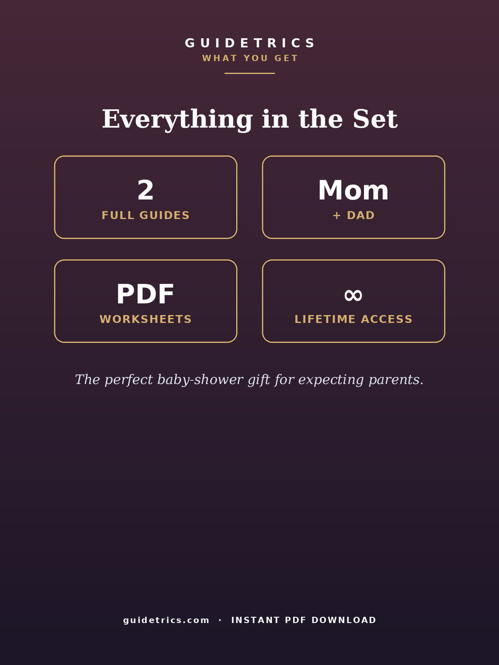 The New Parent Set — Mom's & Dad's Survival Guides (Bundle)