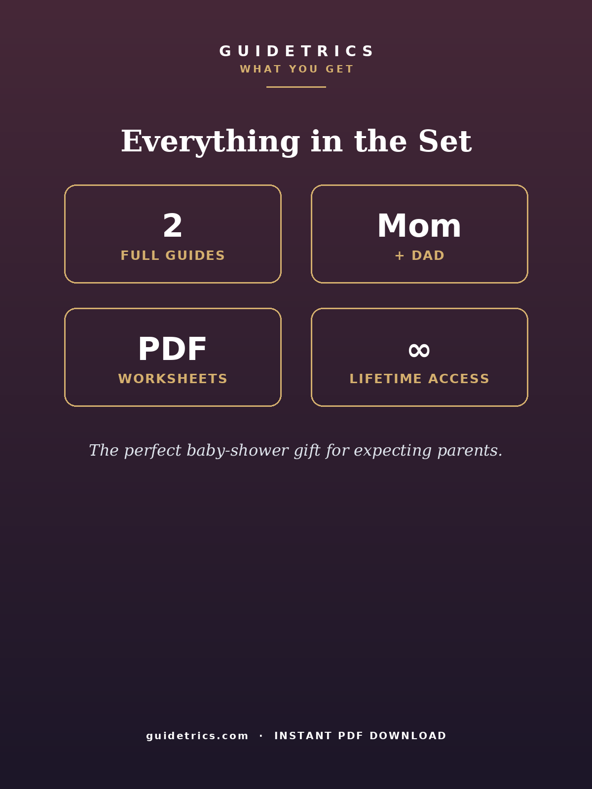 The New Parent Set — Mom's & Dad's Survival Guides (Bundle)