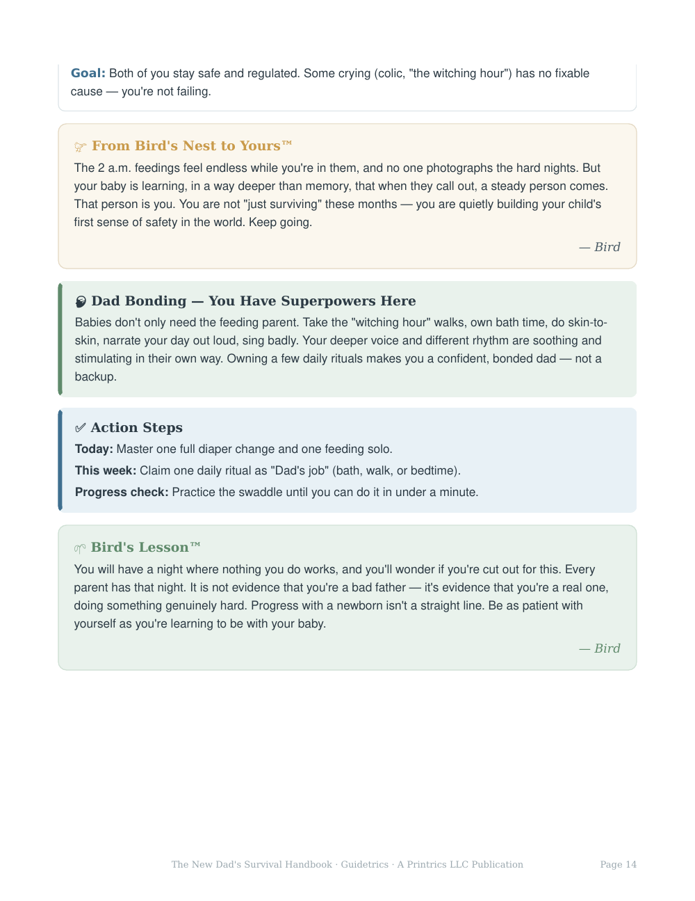 The New Dad's Survival QuickStart — The Essentials, in 26 Pages