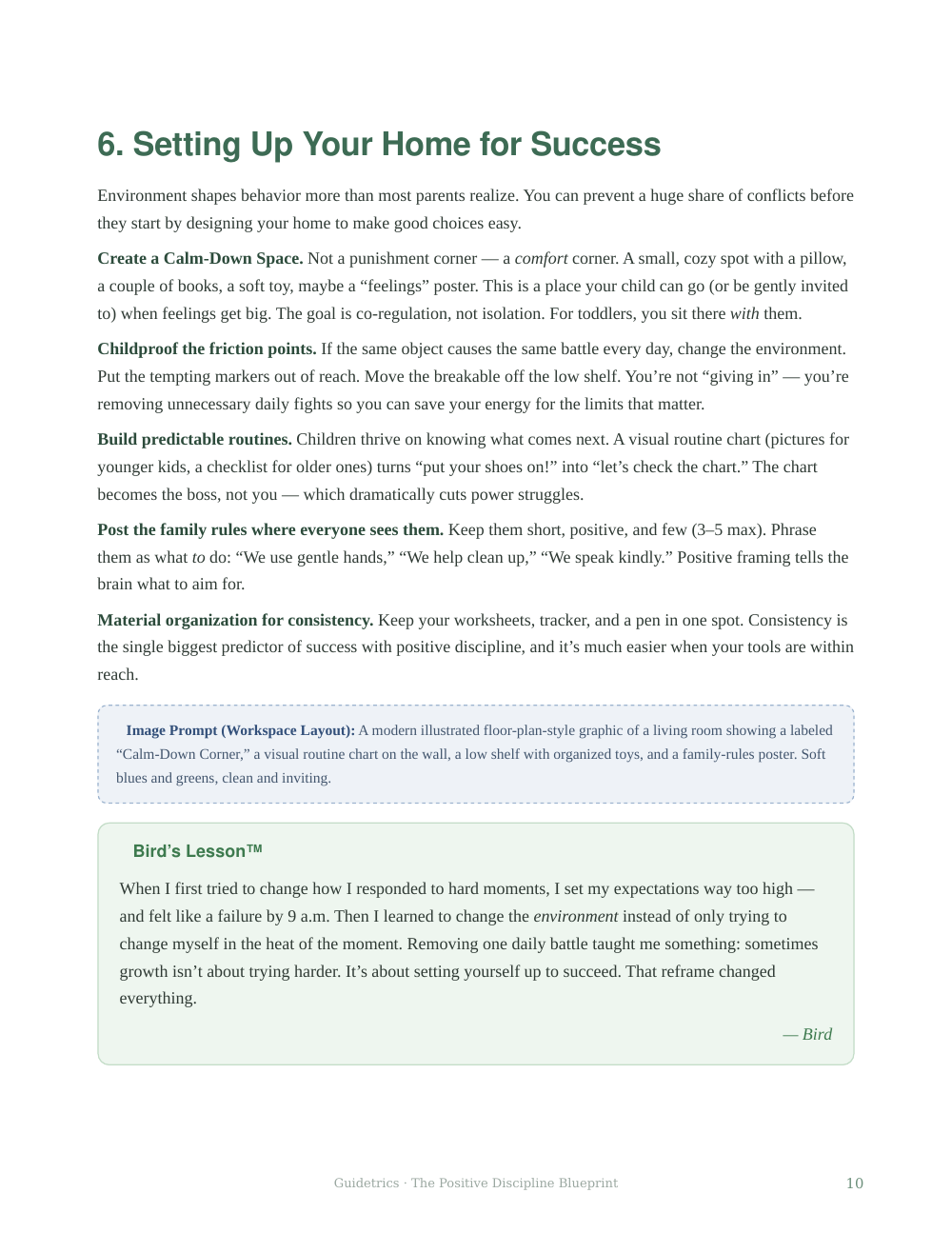 The Positive Discipline Blueprint