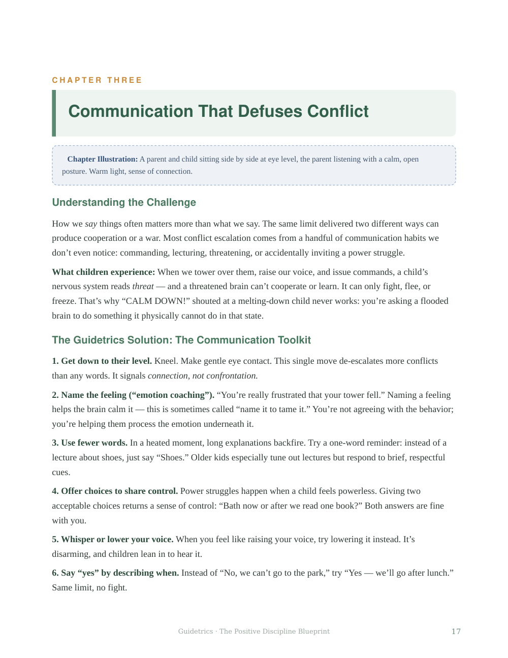 The Positive Discipline Blueprint