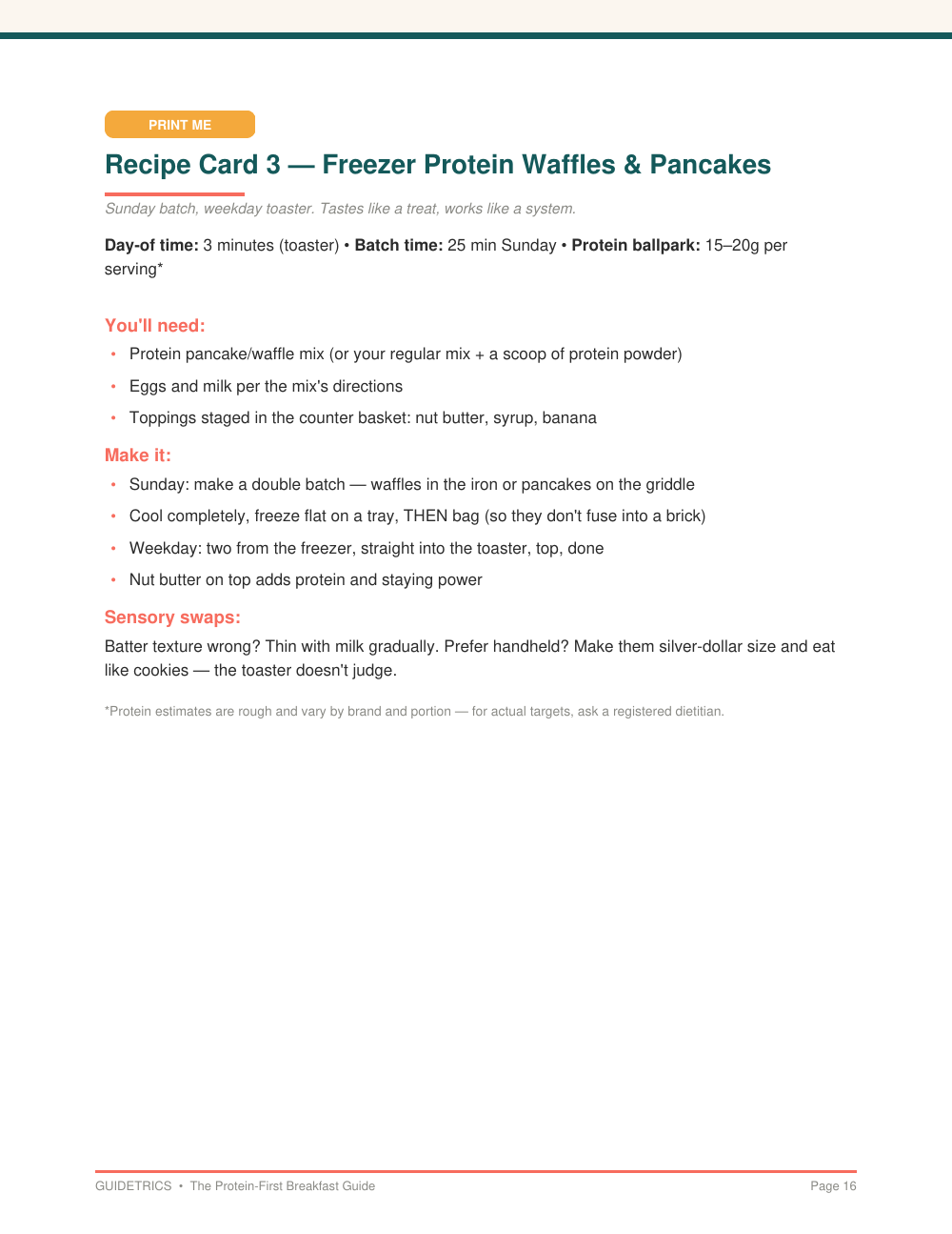 The Protein-First Breakfast Guide