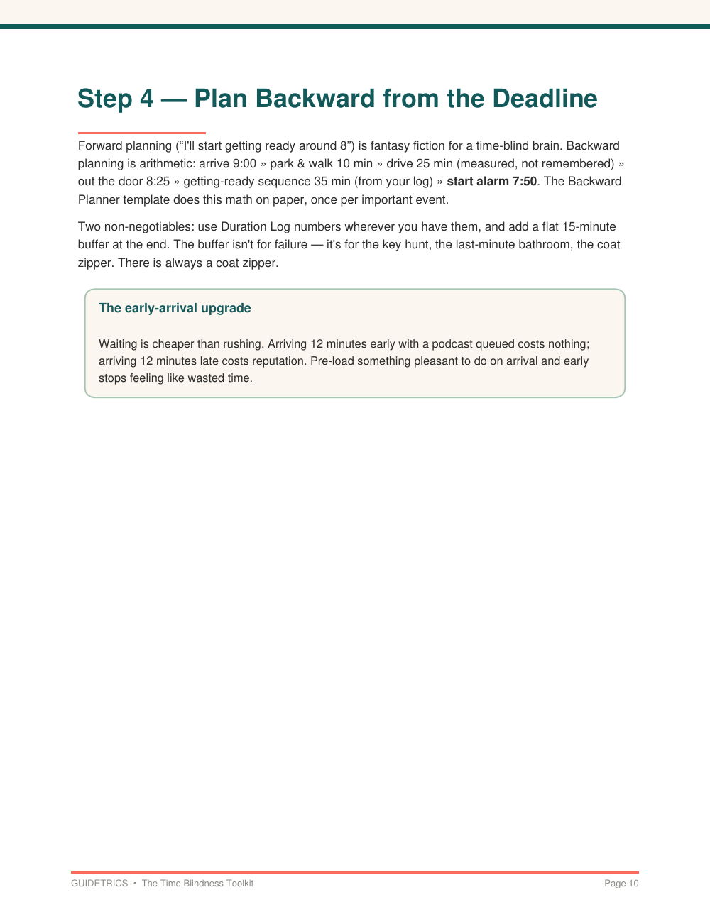The Time Blindness Toolkit