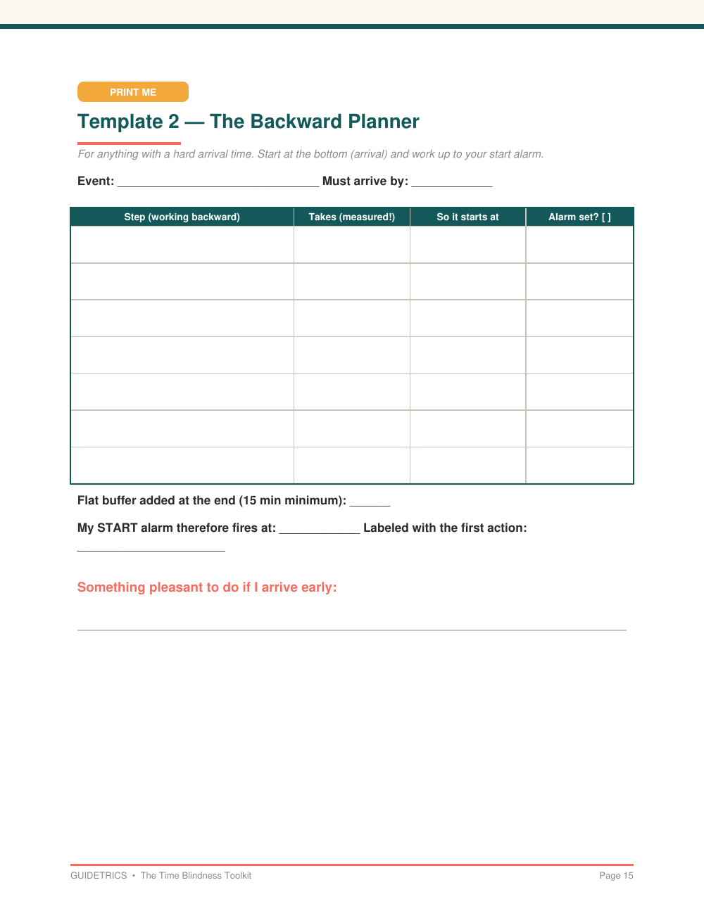The Time Blindness Toolkit